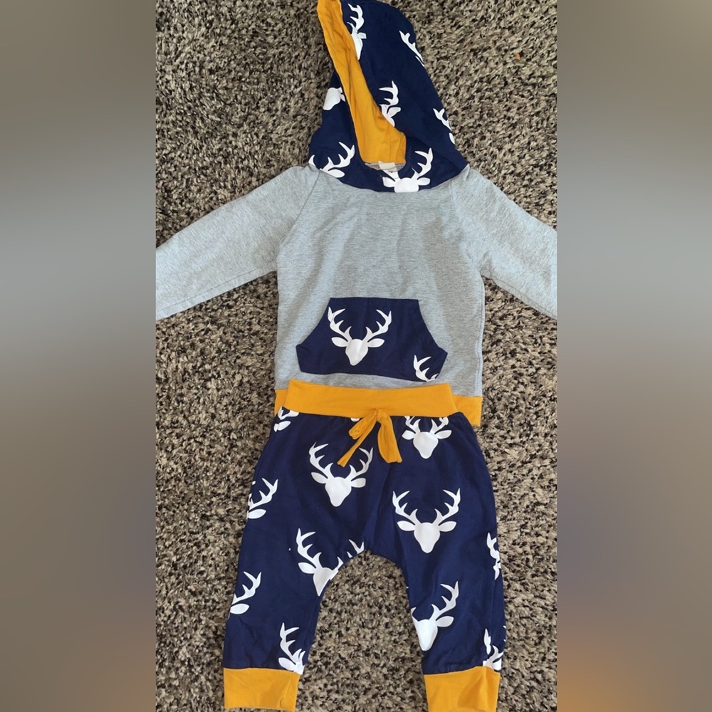 2pc Baby Jogger & Hoodie Set